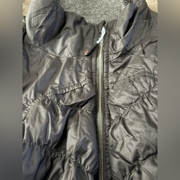 Tangerine Dark Gray and Silver Puffer Vest Full Zip - Picture 5 of 10